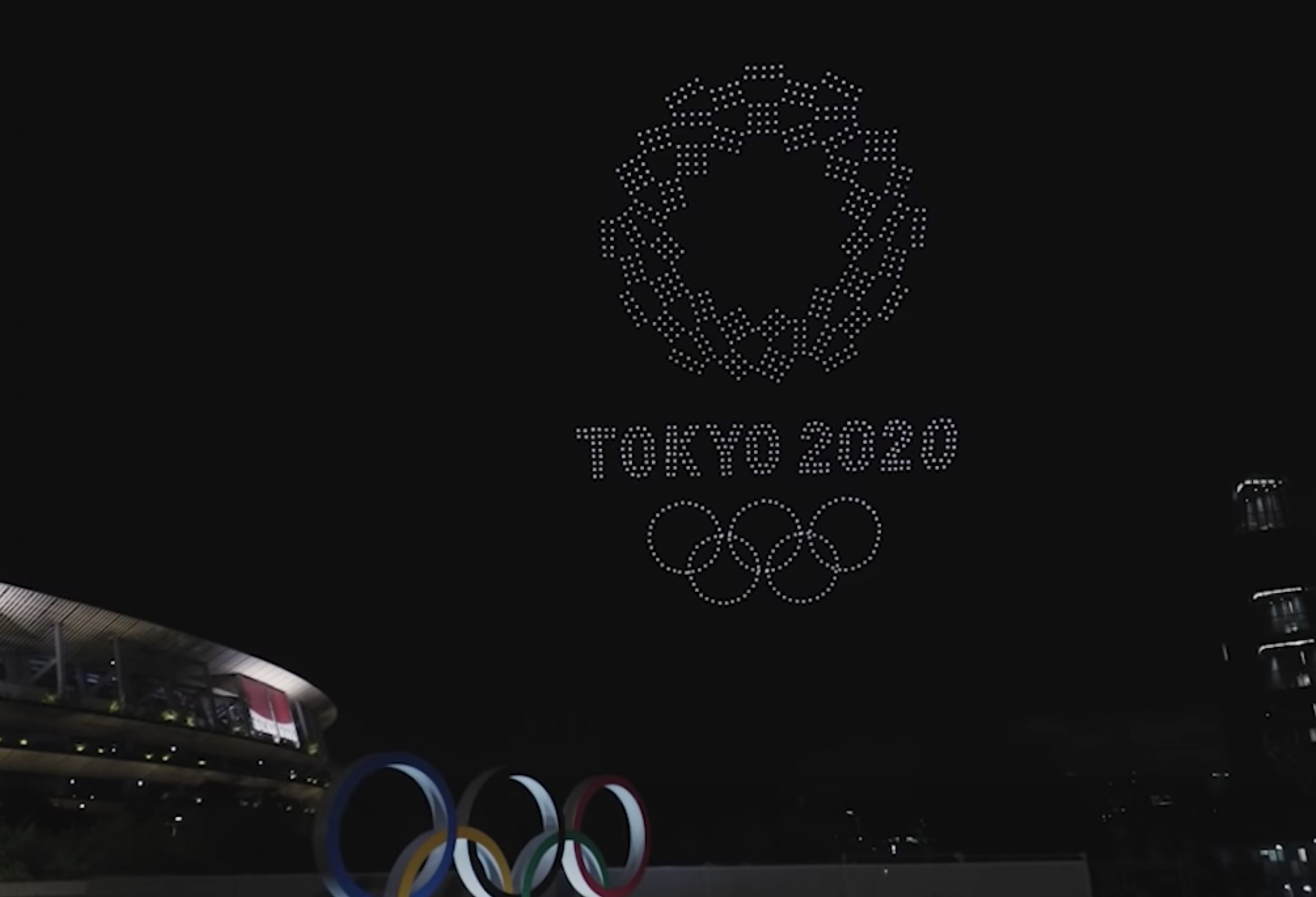 ニュース】オリンピック 東京2020 開会式で使用されたドローンは、1824 