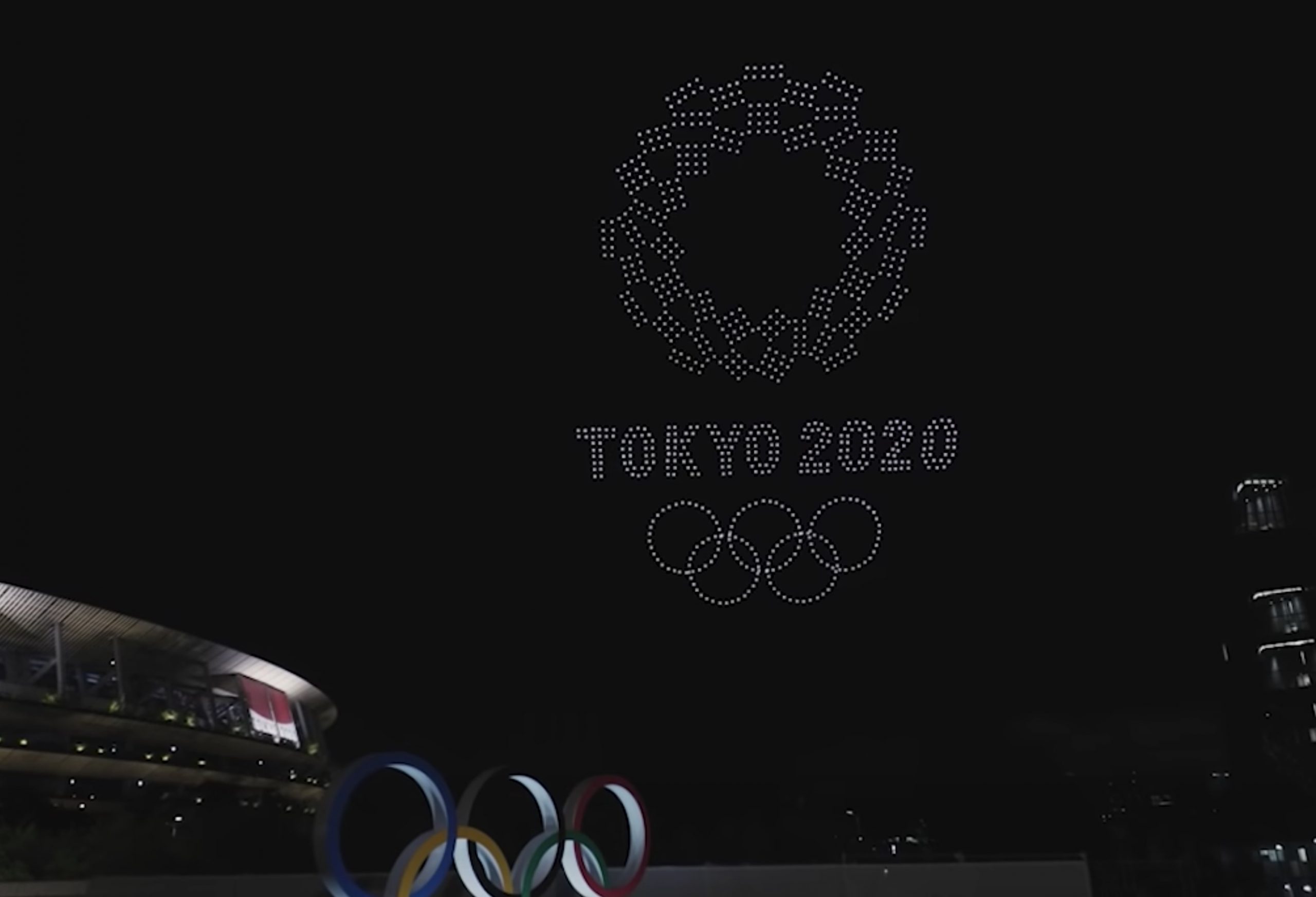 ニュース】オリンピック 東京2020 開会式で使用されたドローンは、1824